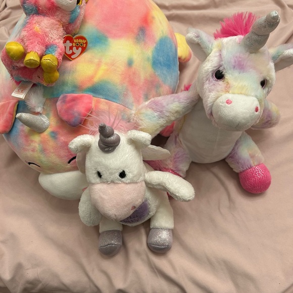 Ty Other - Bundle of unicorns Ty Unicorn Plush Toy Set - Multicolor